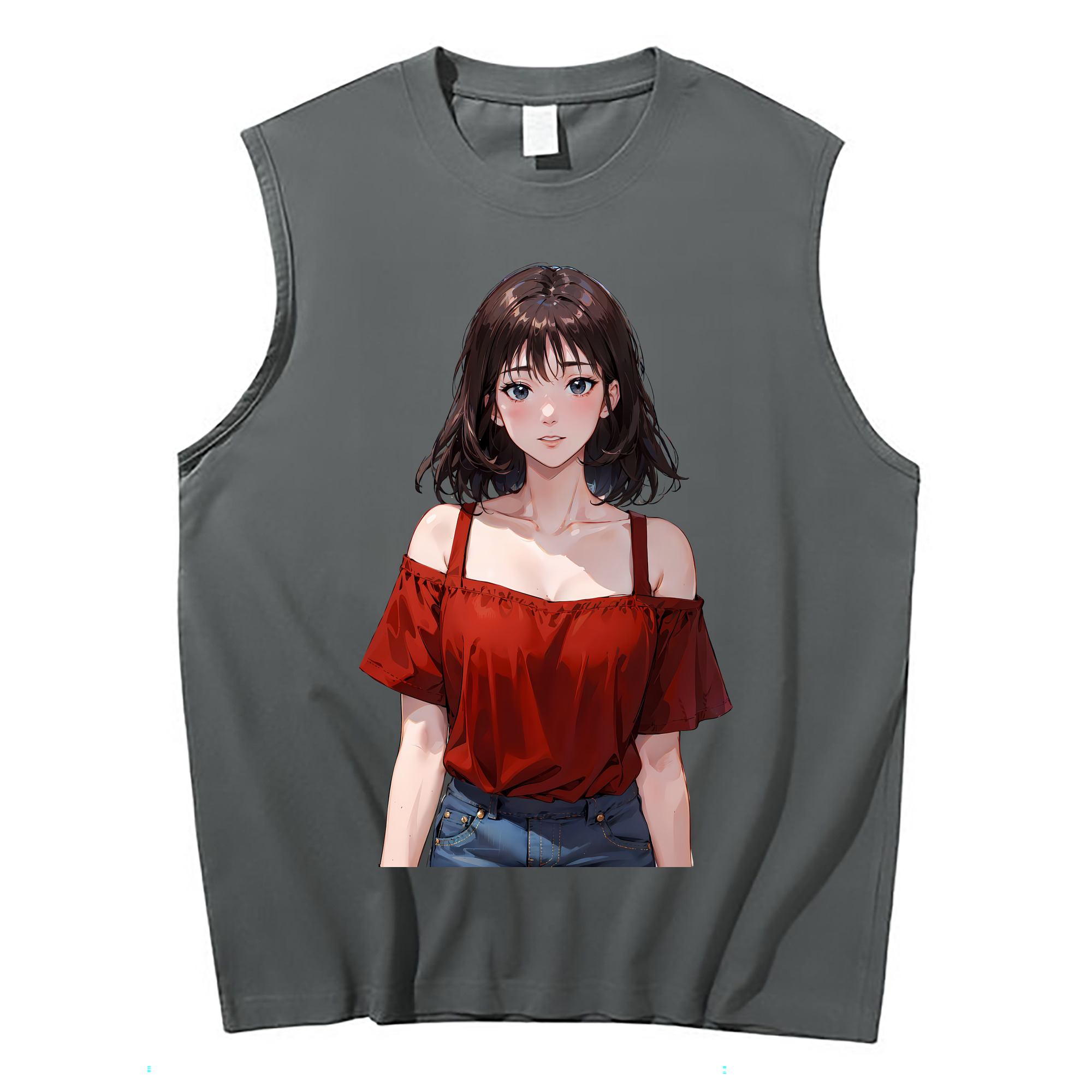 （画像用） SLAM DUNK／スラムダンク コットン100％タンクトップ（フロントプリント）